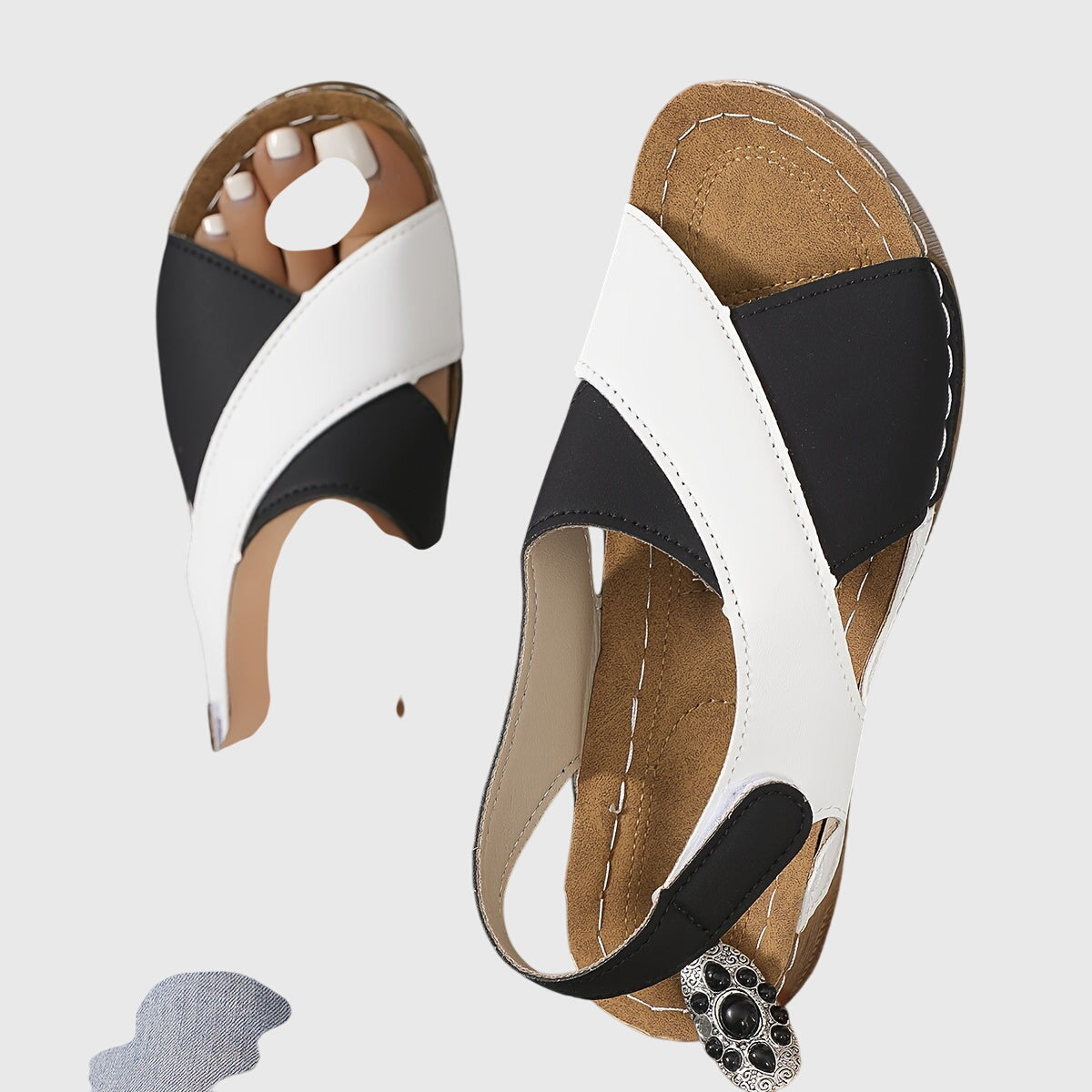 Sandalias ortopédicas coloridas