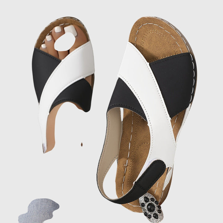 Sandalias ortopédicas coloridas