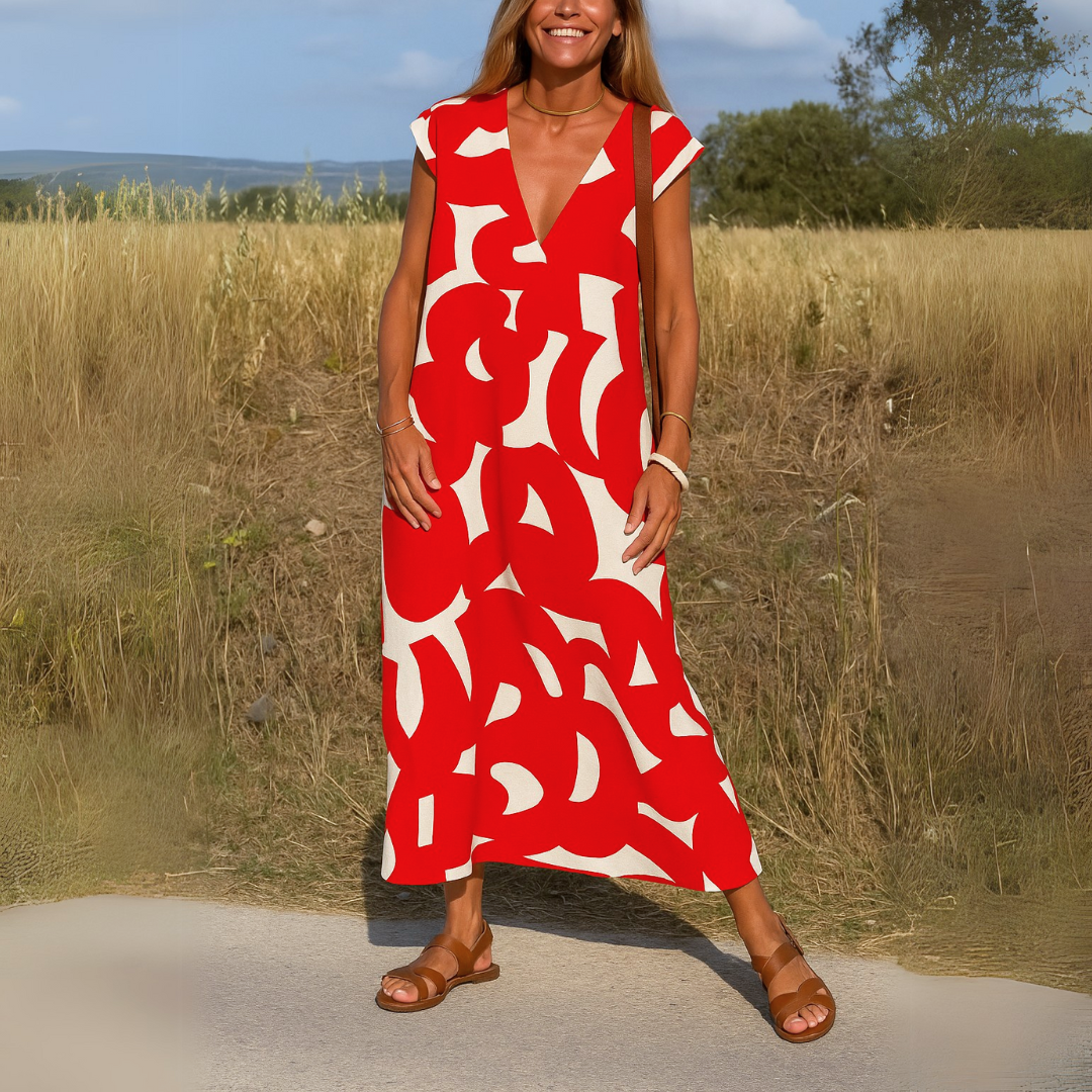 Valérie | Vestido con escote en V