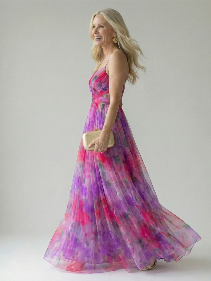 Isel | Vestido Maxi de Soft Wrap