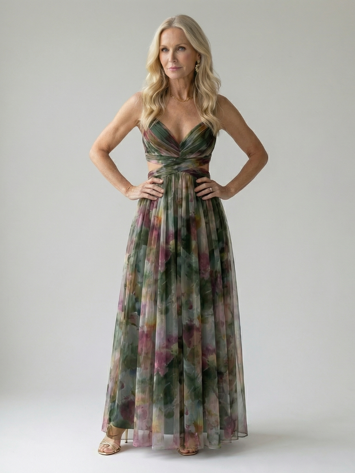 Isel | Vestido Maxi de Soft Wrap