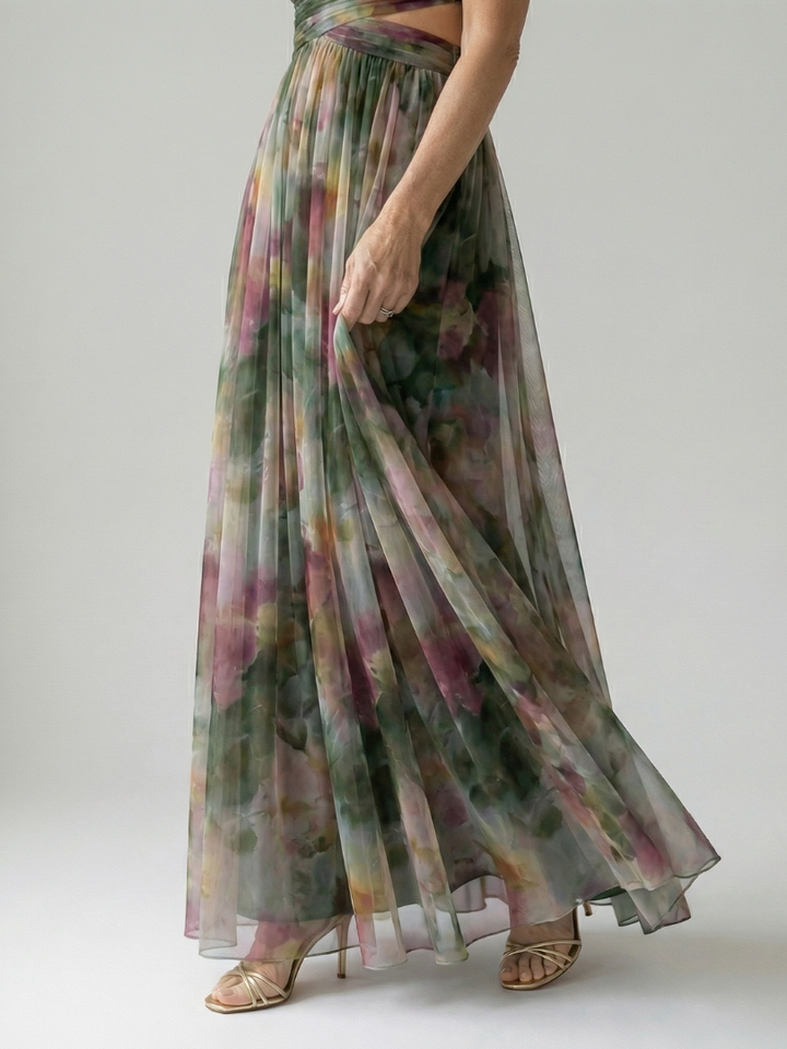 Isel | Vestido Maxi de Soft Wrap