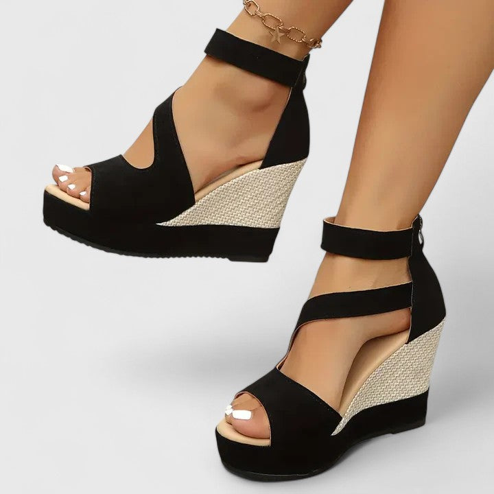 selviana | Sandalias de cuña ortopédicas