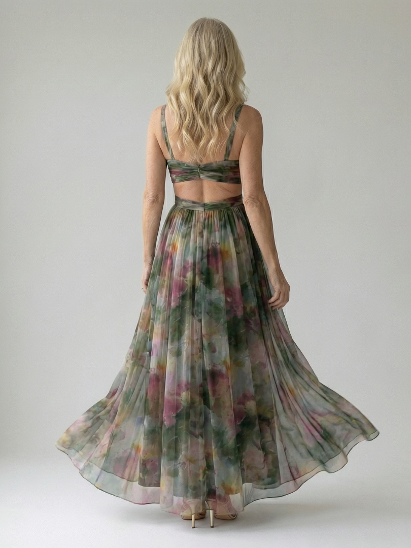 Isel | Vestido Maxi de Soft Wrap