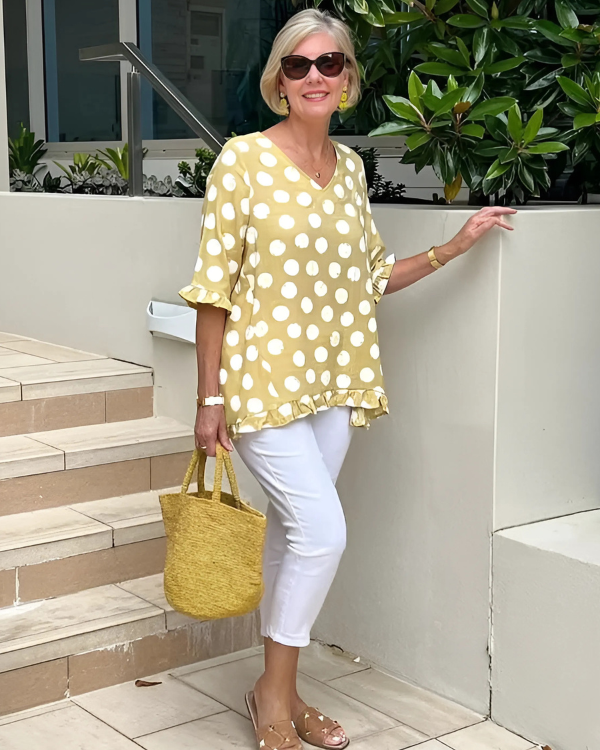 Amora™ | Blusa vintage con estampado floral