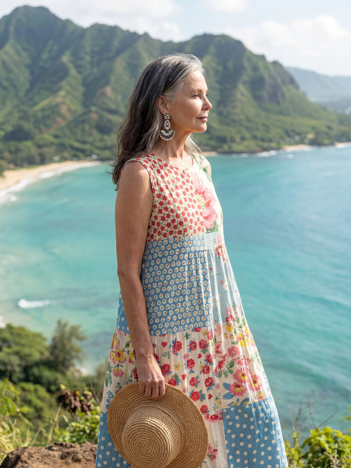 Kira - Vestido Midi Casual Floral