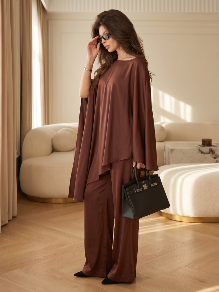Selah™ | Conjunto túnica fluida y pantalón ancho