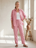 Noor™ | Conjunto camisa y pantalón tapered