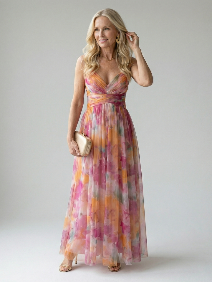 Isel | Vestido Maxi de Soft Wrap