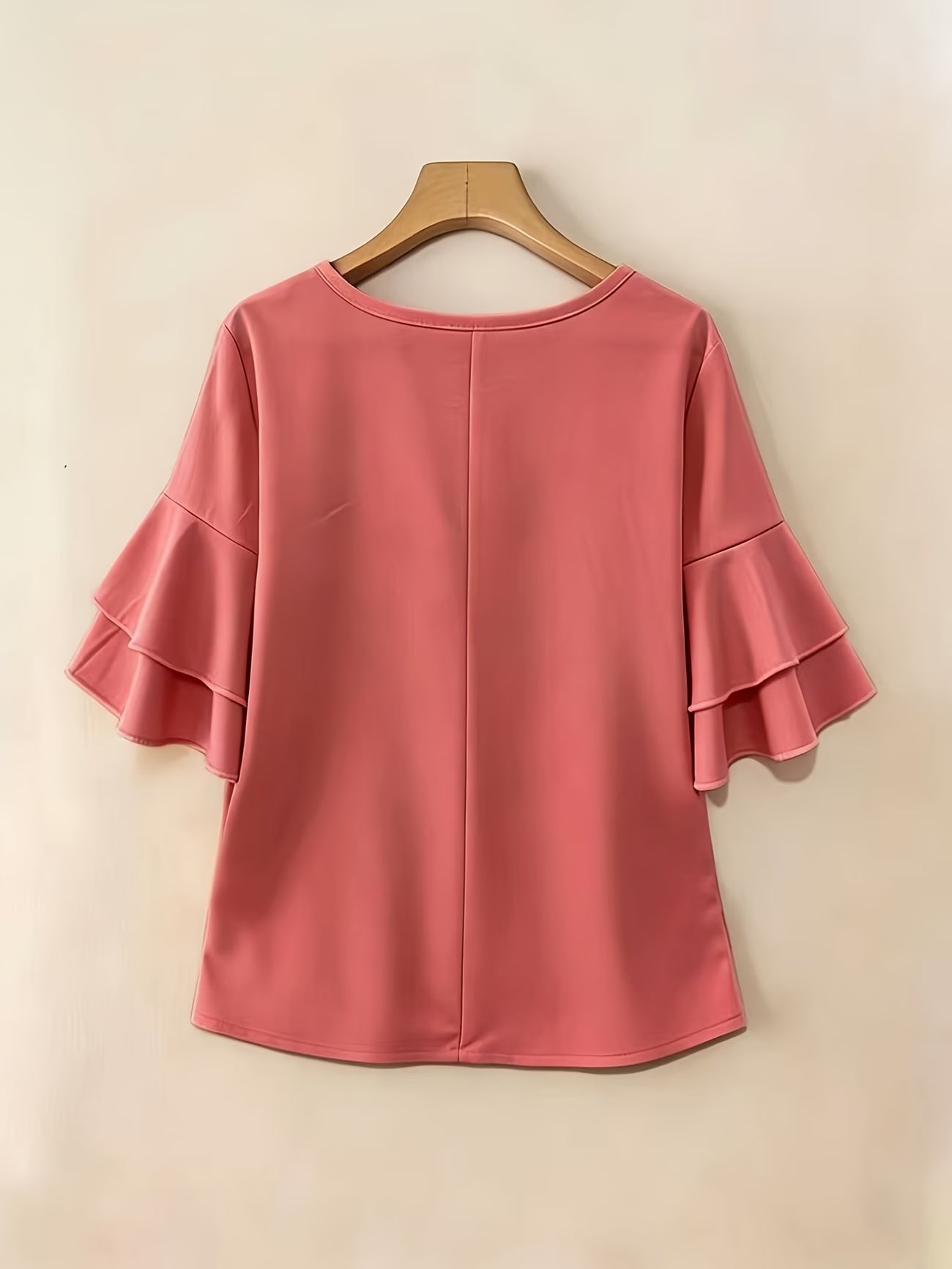 Clara™ | Blusa Fluida de Manga Volante