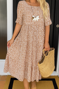 Zara | Vestido Midi de Manga Corta