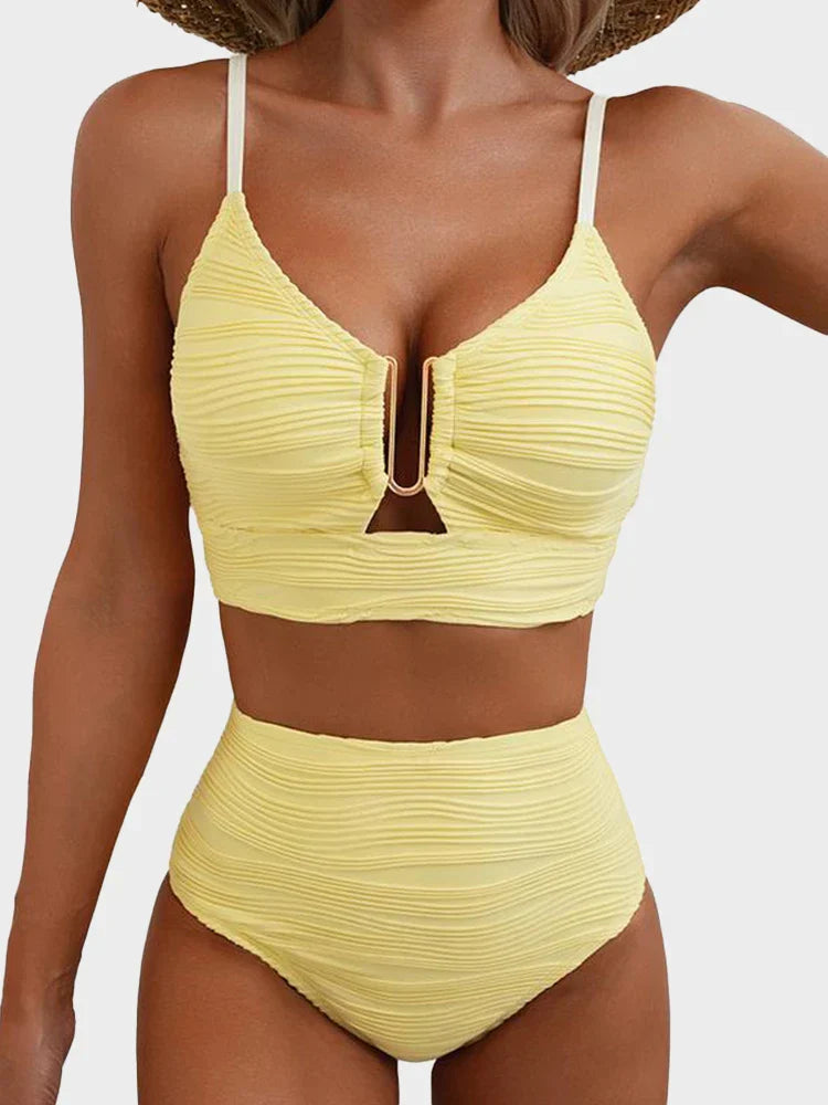 Conjunto de Bikini Escultórico con Soporte U-Wire
