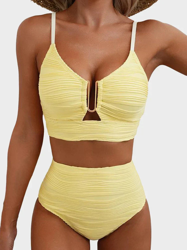 Conjunto de Bikini Escultórico con Soporte U-Wire