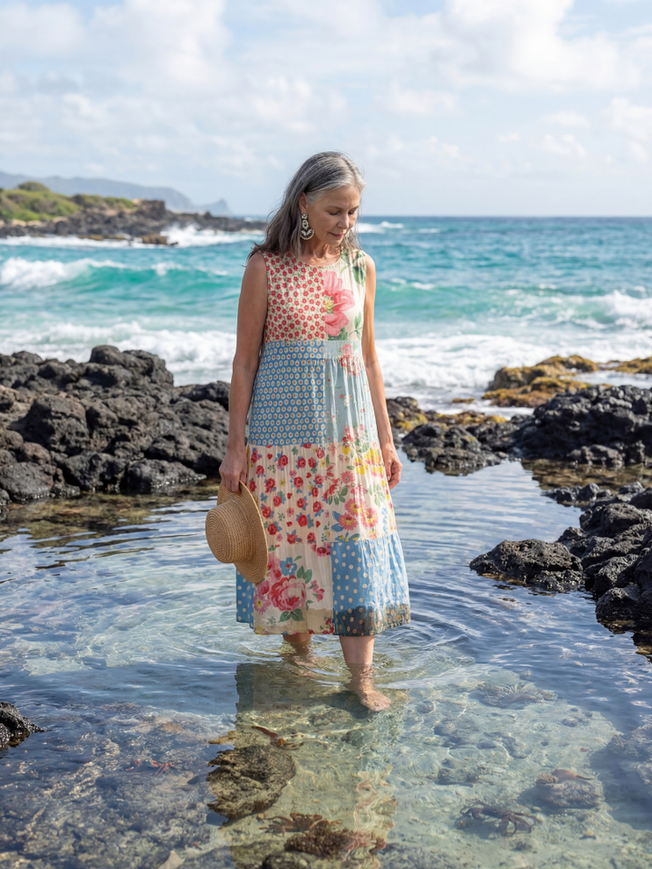 Kira - Vestido Midi Casual Floral