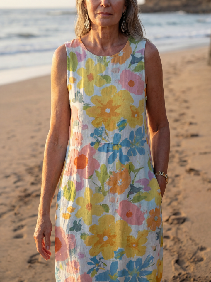 Talia - Vestido Midi Texturizado