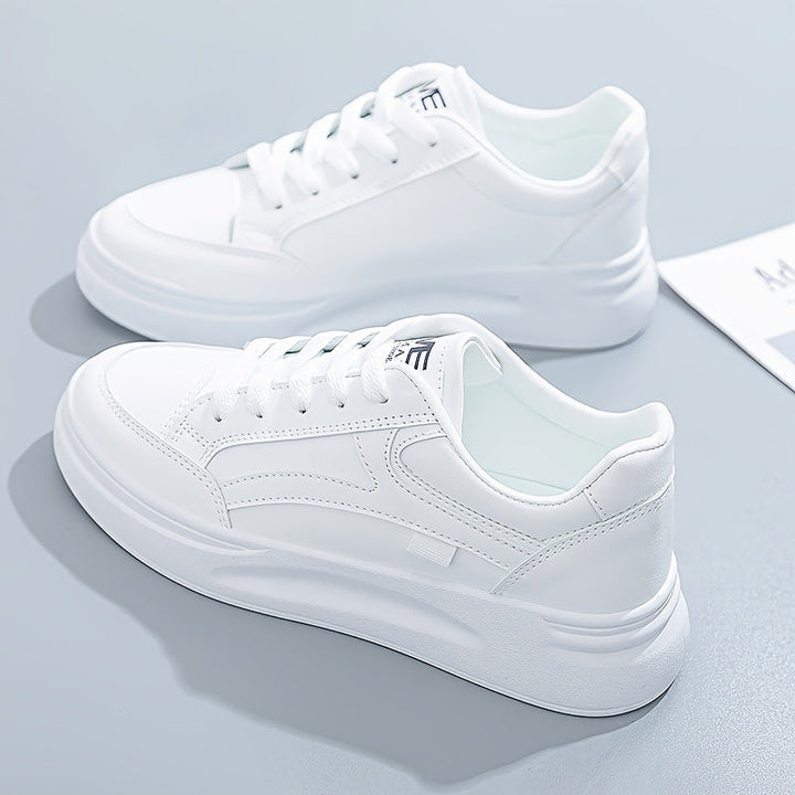 Zapatillas blancas chic confort ligero