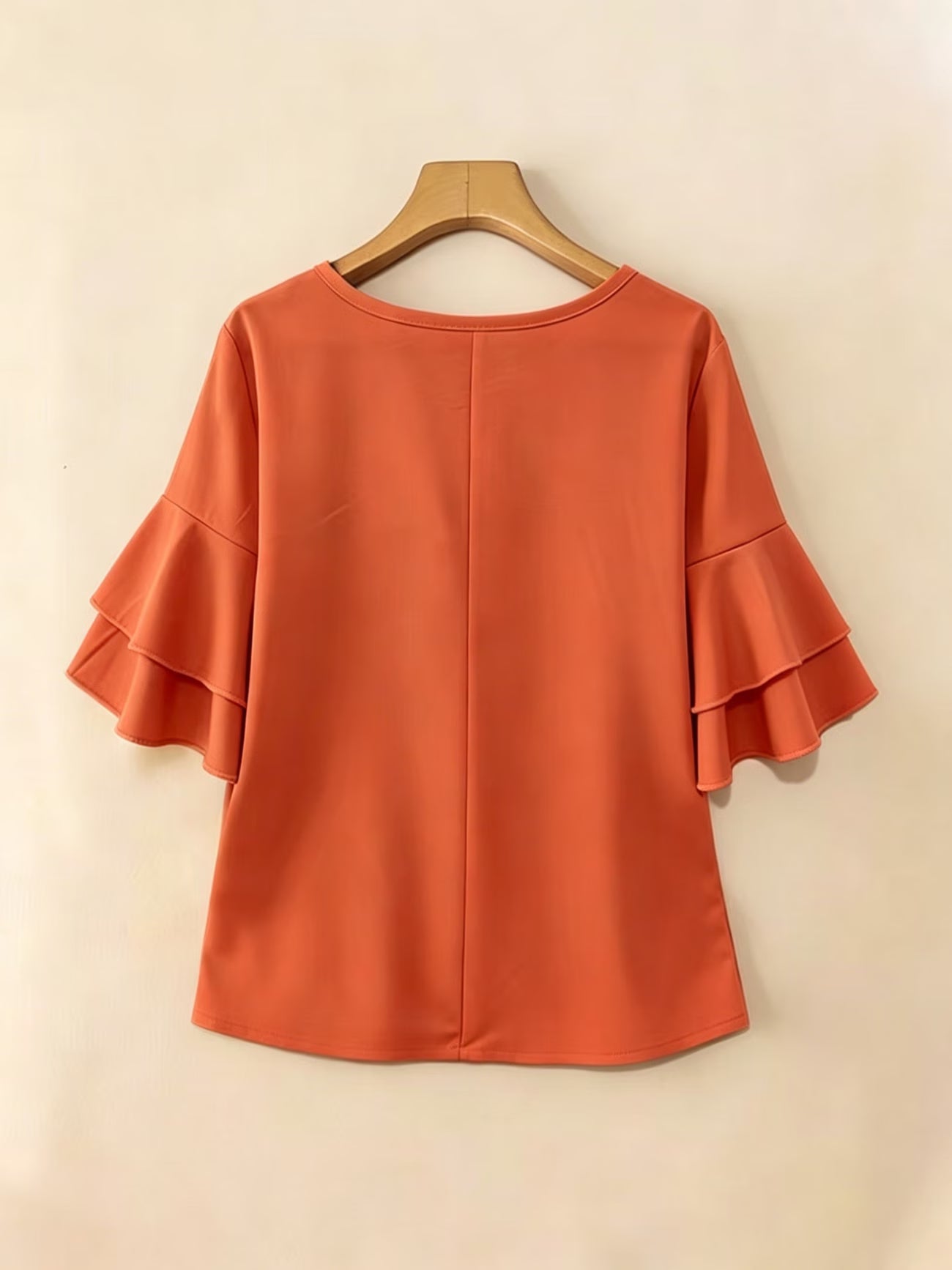 Clara™ | Blusa Fluida de Manga Volante