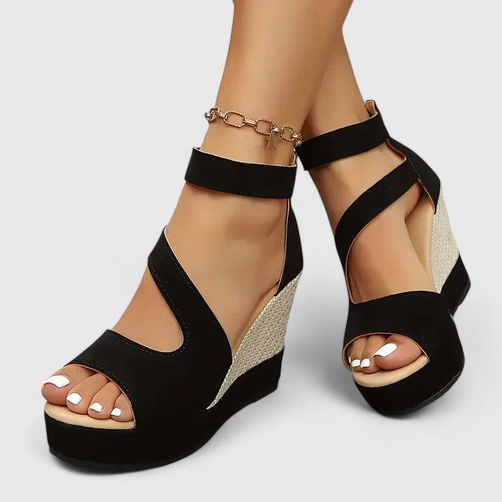 selviana | Sandalias de cuña ortopédicas