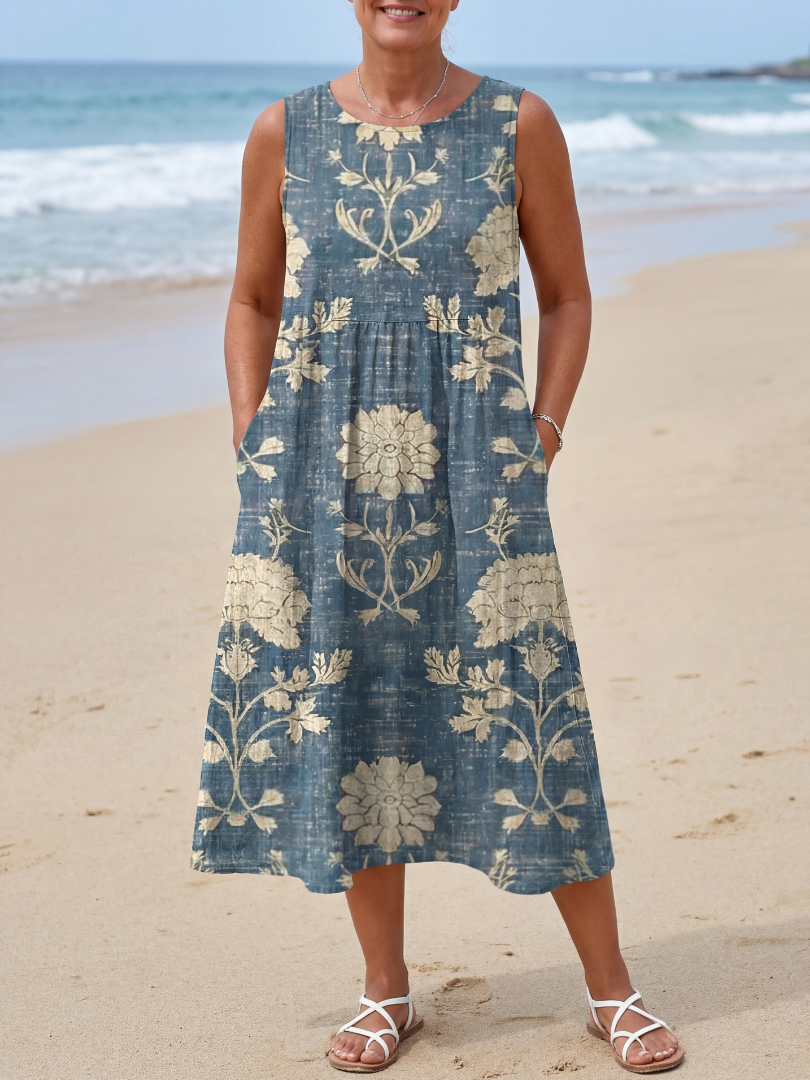 Kailo - Vestido Midi Floral Casual