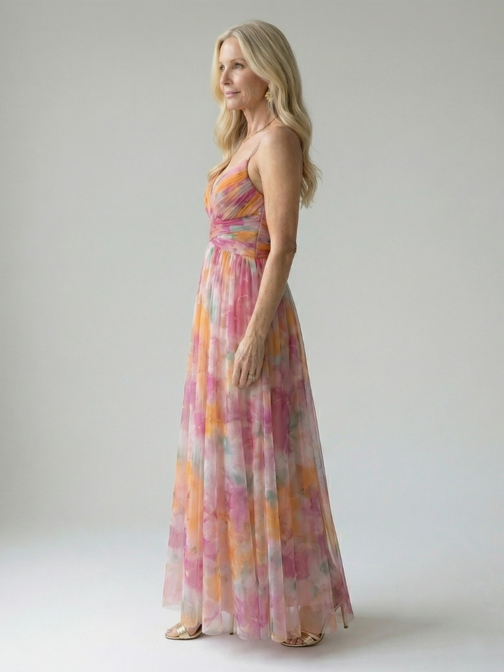 Isel | Vestido Maxi de Soft Wrap