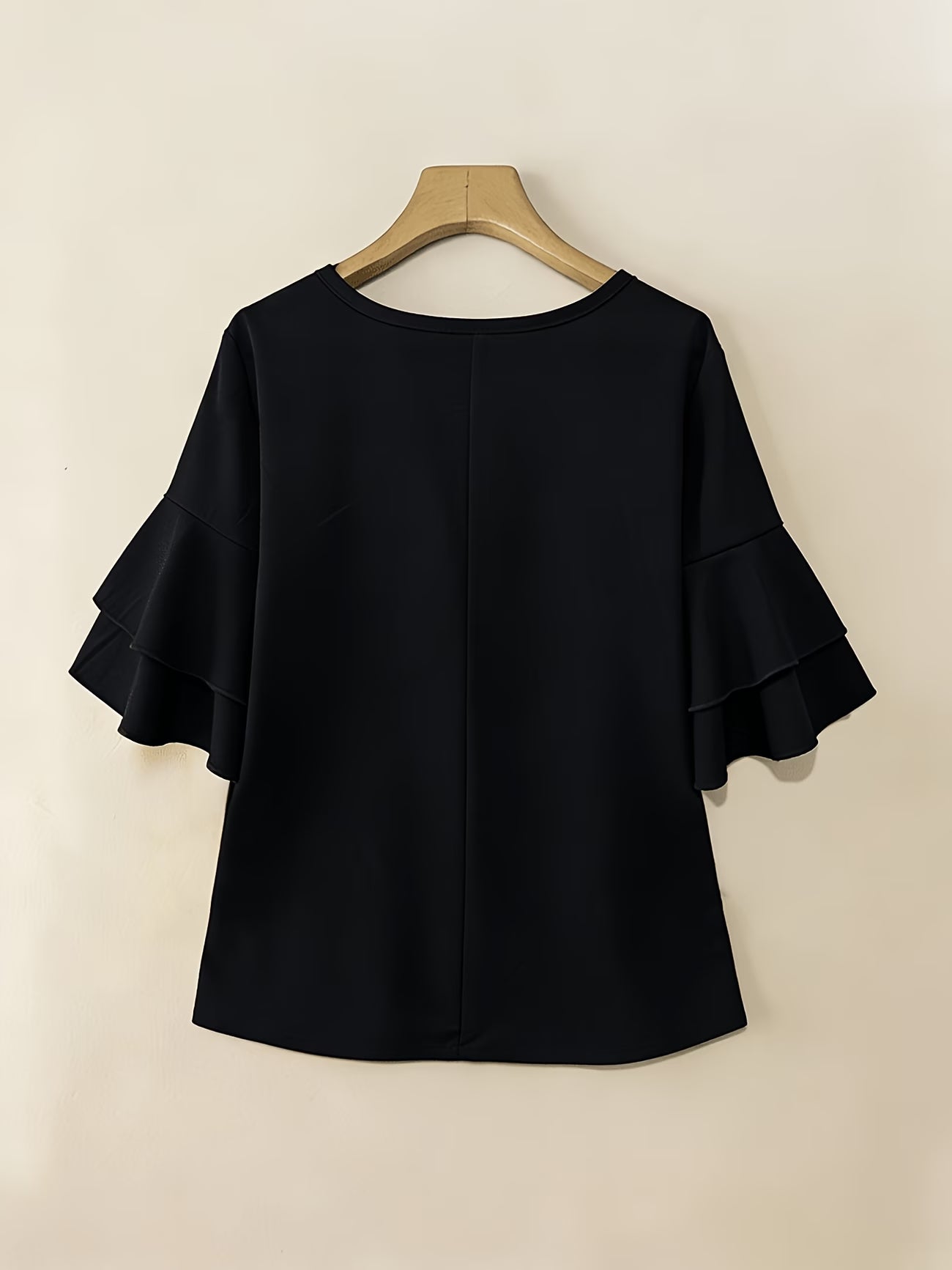 Clara™ | Blusa Fluida de Manga Volante