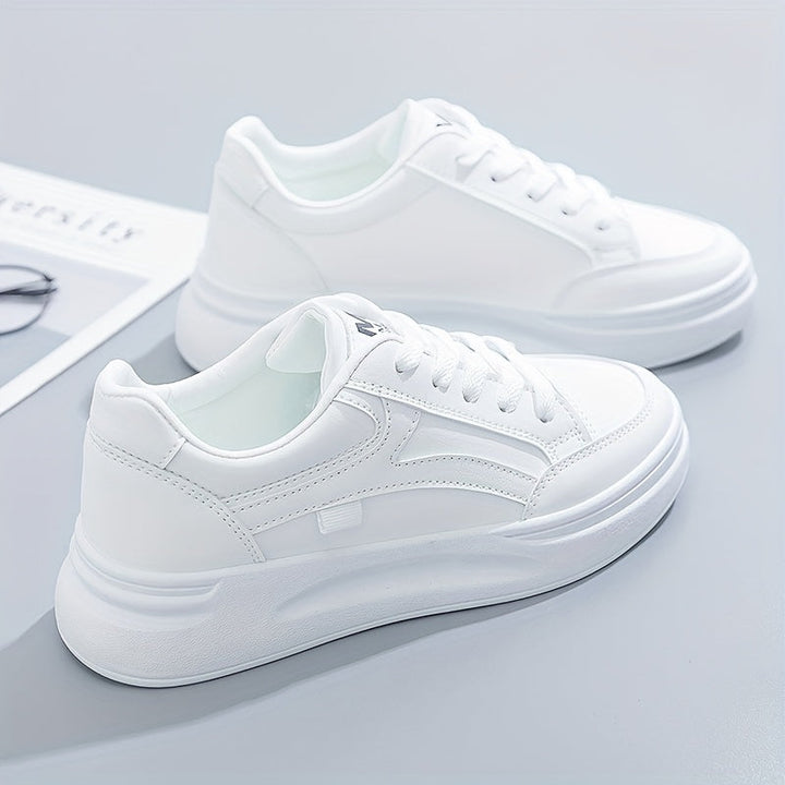 Zapatillas blancas chic confort ligero
