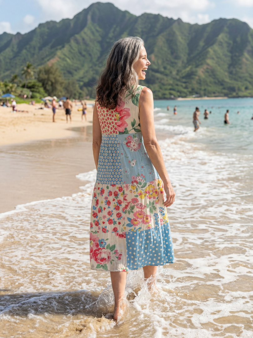 Kira - Vestido Midi Casual Floral