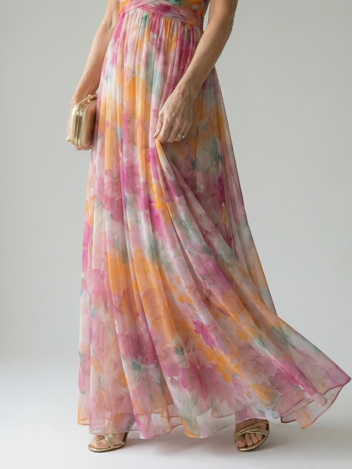 Isel | Vestido Maxi de Soft Wrap