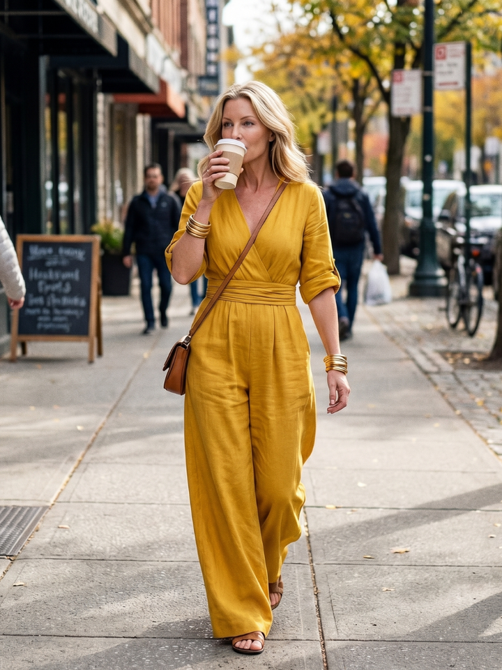 Wanda™ | Mono cruzado y pernera ancha