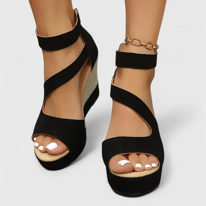 selviana | Sandalias de cuña ortopédicas
