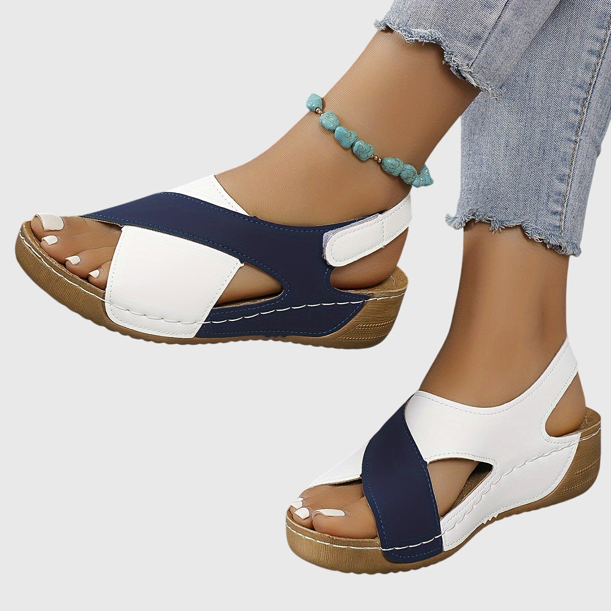 Sandalias ortopédicas coloridas