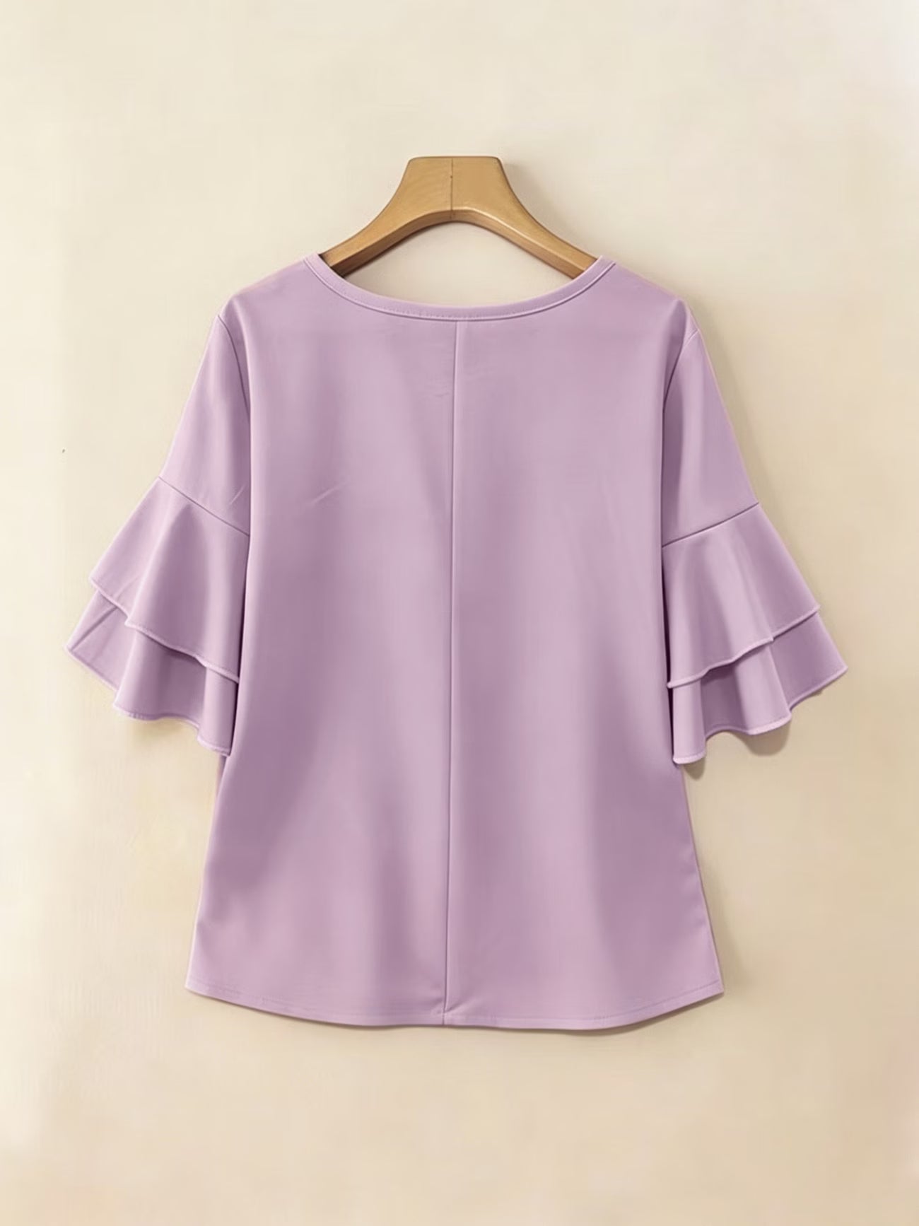 Clara™ | Blusa Fluida de Manga Volante