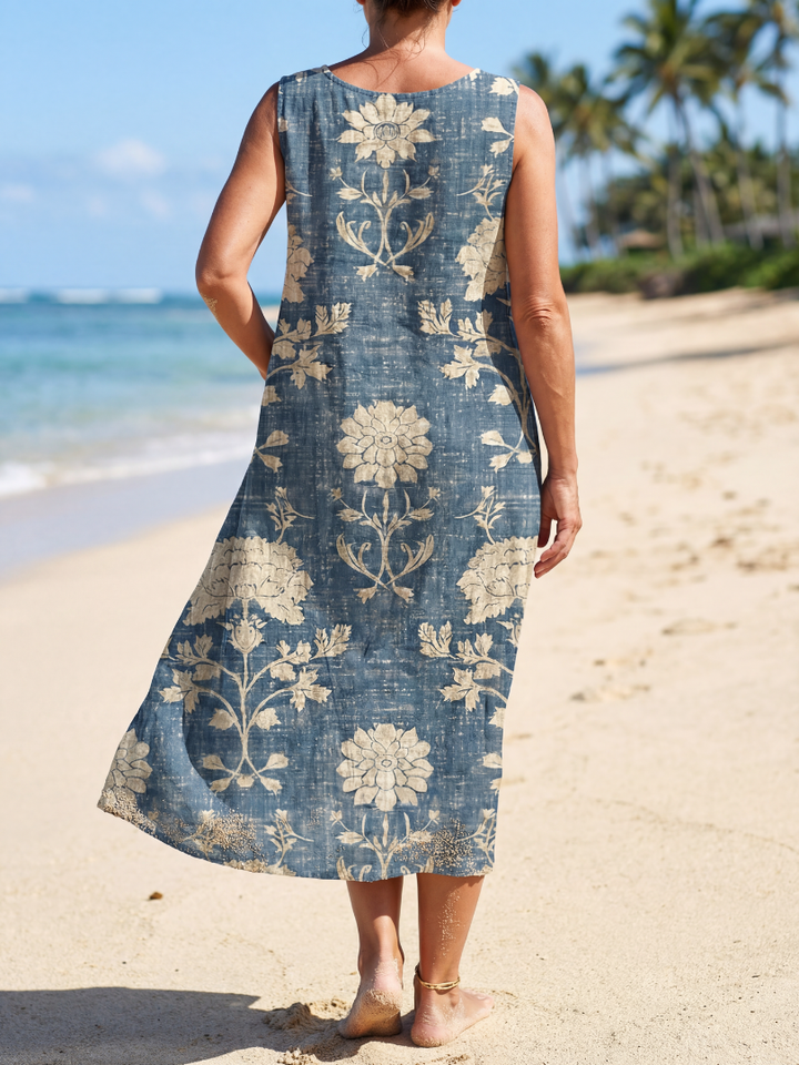 Kailo - Vestido Midi Floral Casual