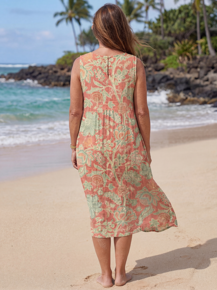 Maui - Vestido Midi Botánico