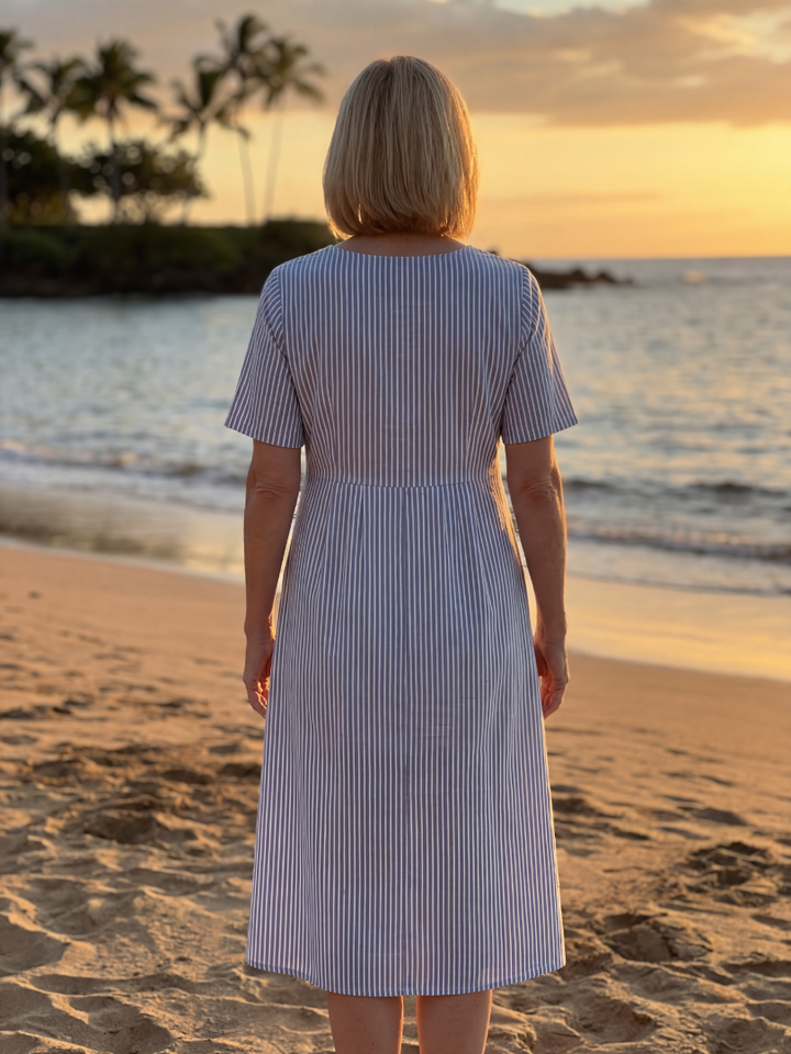 Anela - Vestido Midi Casual