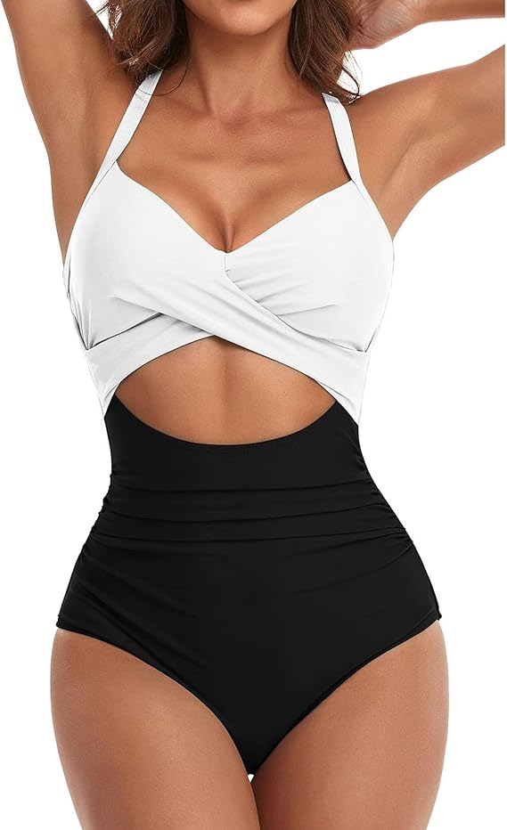 Traje de baño moldeador con fruncidos