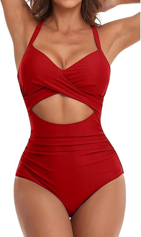 Traje de baño moldeador con fruncidos