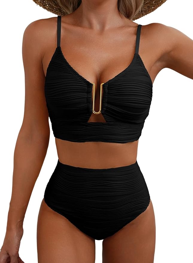 Conjunto de Bikini Escultórico con Soporte U-Wire