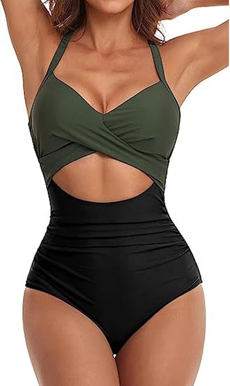 Traje de baño moldeador con fruncidos