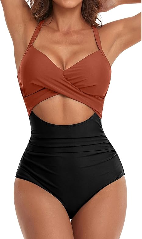 Traje de baño moldeador con fruncidos