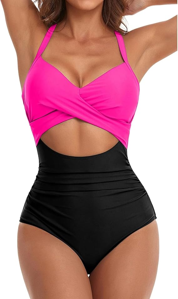 Traje de baño moldeador con fruncidos