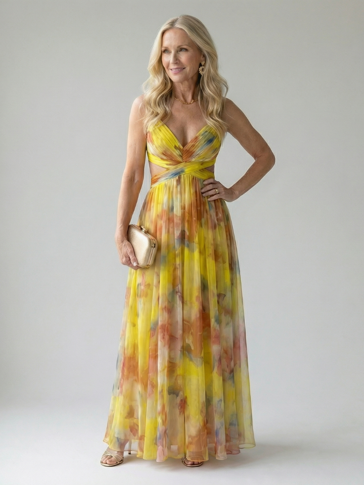 Isel | Vestido Maxi de Soft Wrap