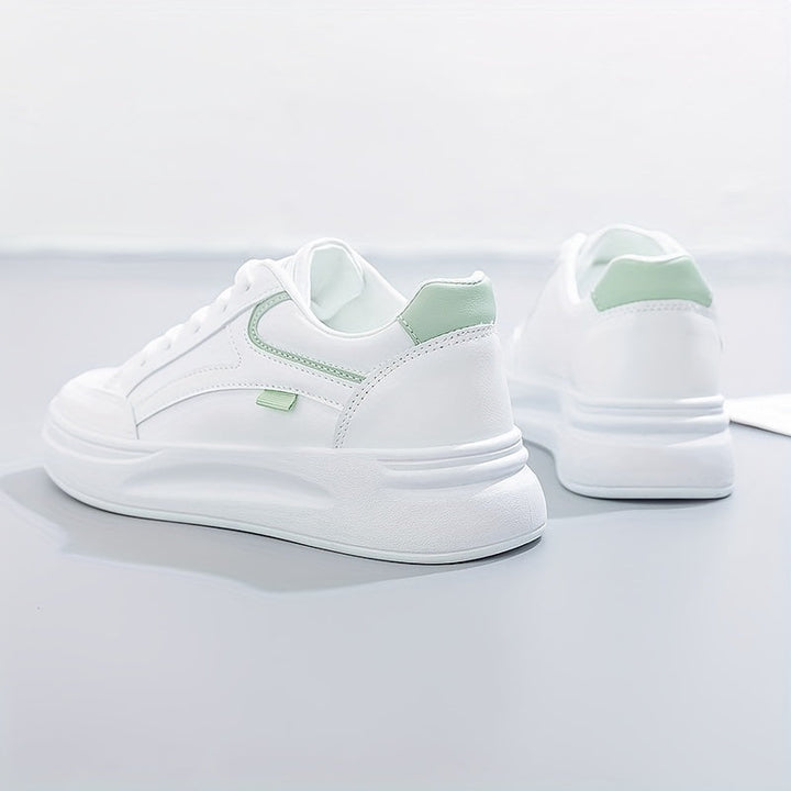 Zapatillas blancas chic confort ligero