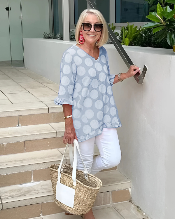 Amora™ | Blusa vintage con estampado floral