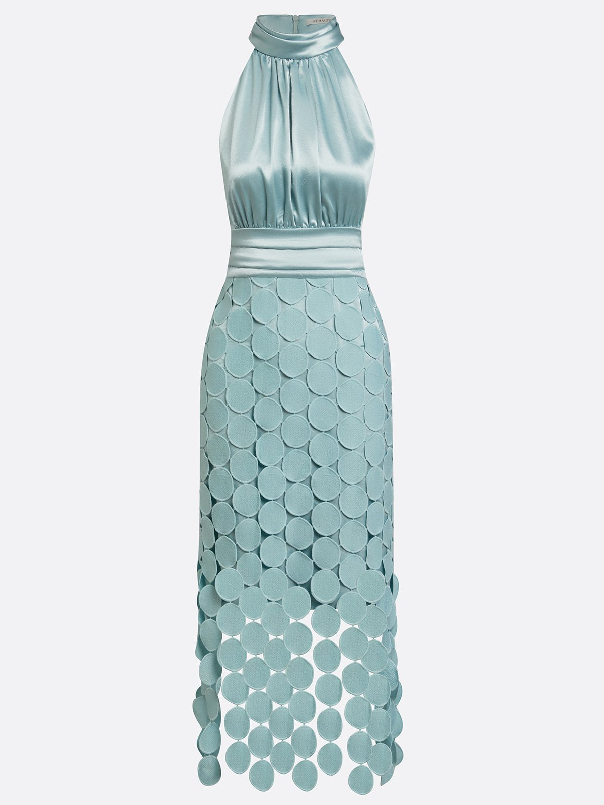 Elegante vestido midi Céline para ceremonias