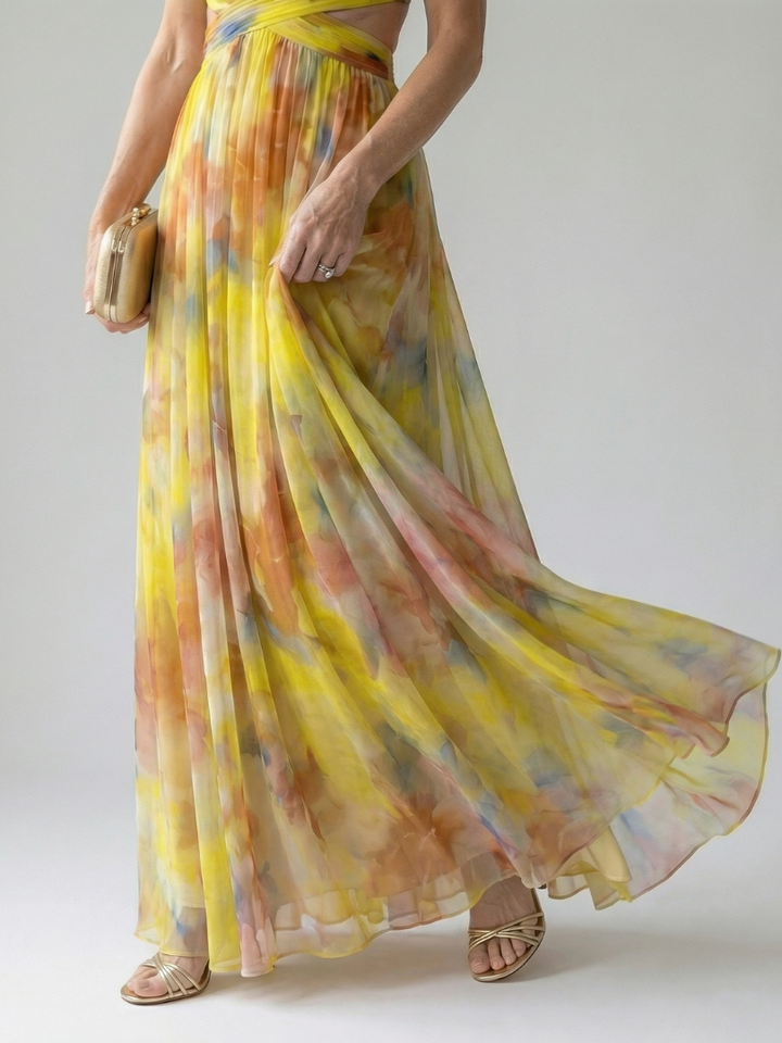 Isel | Vestido Maxi de Soft Wrap