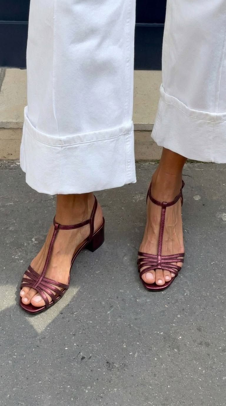 Allegra | Sandali Dorati Eleganti per il Giorno