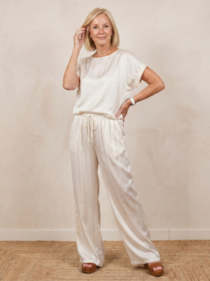 Shiloh™ | Conjunto de manga corta con cintura ajustable