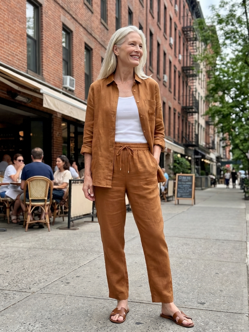 Noor™ | Conjunto camisa y pantalón tapered