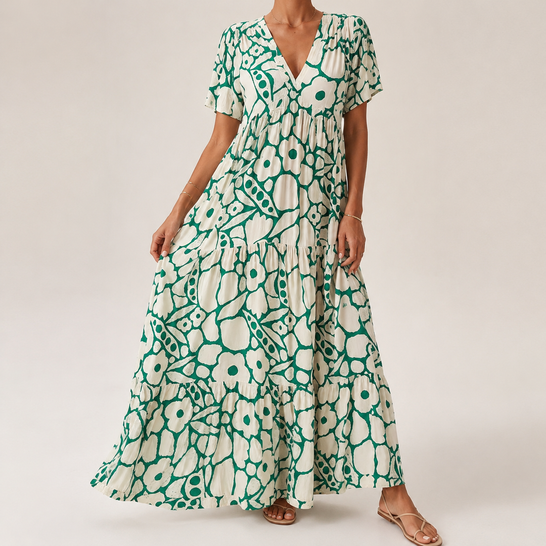Clara | Vestido Largo Bohemio Elegante Clara